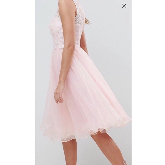 Chi Chi London Midi Dress sz 6 - Picture 3 of 6